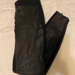 Rag & Bone leather skinny pant